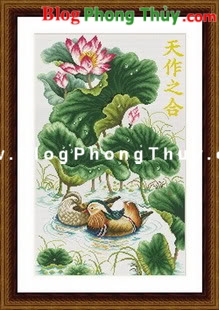 tranh uyen uong Vì sao phải treo tranh uyên ương trong phòng ngủ ?
