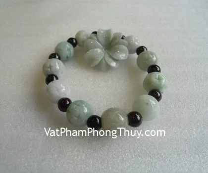 Chuỗi ngọc Myanmar 11 hạt lớn, 11 hạt lựu nhỏ FS984